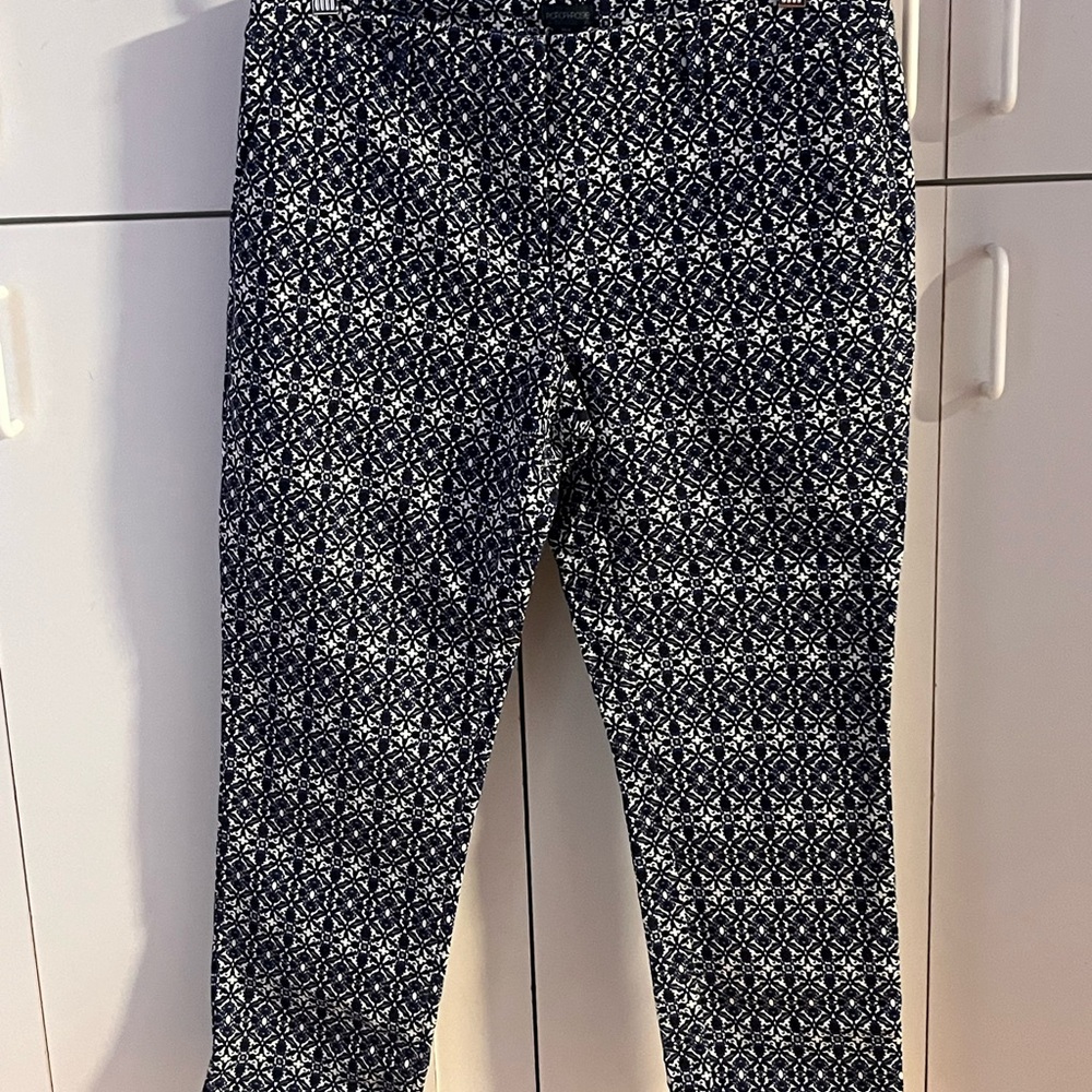 Poppy & Posh Blue and Black print
